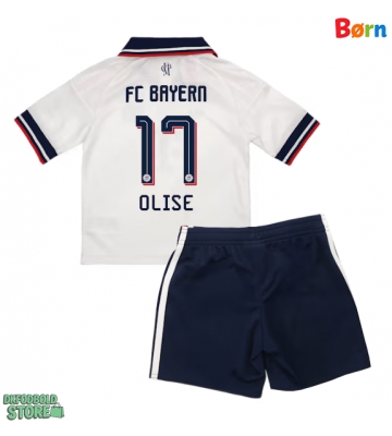 Bayern Munich Michael Olise #17 Replika Babytøj Udebanesæt Børn 2026-27 Kortærmet (+ Korte bukser)